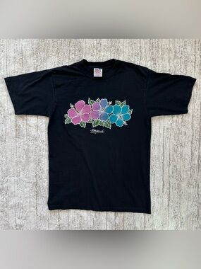 Vintage Maui Hawaii Shirt Large ONEITA Single Stitch